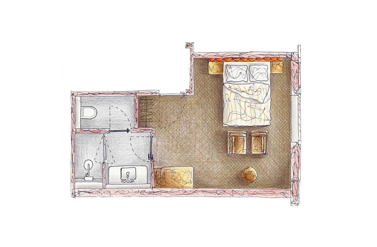 Das James Flensburg Eksteriør bilde A plan of a typical room
